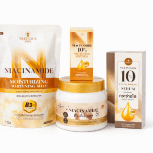 Precious Skin Gamme niacinamide visage et corps - Éclat et unification du teint