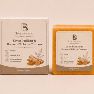 Savon Anti-Taches au Curcuma — Bee’s Cosmetics
